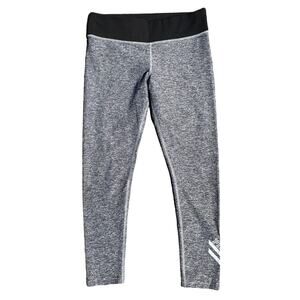 Victoria's Secret PINK Yoga Leggings Full Length Gray Black Women's Size Large